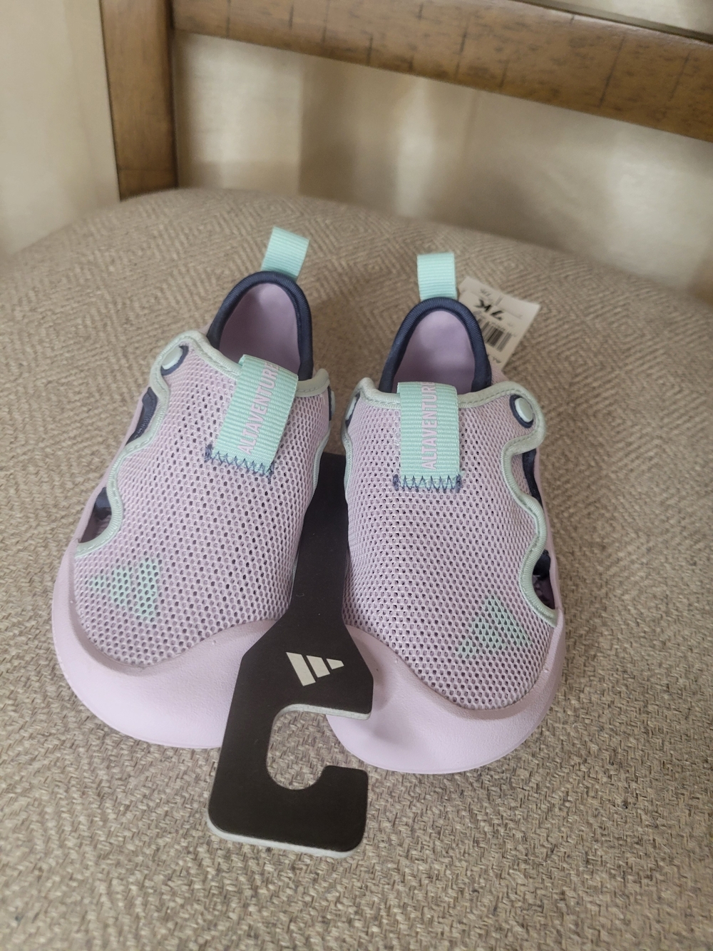 ADIDAS Mesh Slip-On Toddler Water Shoes - Light Purple - Picture 6 of 8